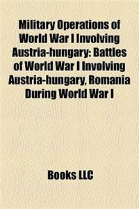 Military Operations of World War I Involving Austria-Hungary