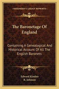 Baronetage of England