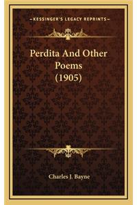 Perdita and Other Poems (1905)