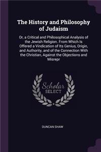 History and Philosophy of Judaism