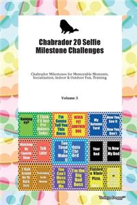 Chabrador 20 Selfie Milestone Challenges Chabrador Milestones for Memorable Moments, Socialization, Indoor & Outdoor Fun, Training Volume 3