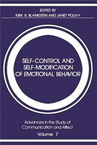 Self-Control and Self-Modification of Emotional Behavior