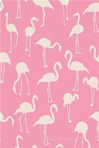 Pink Flamingo Blank Book