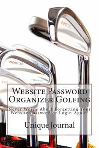 Website Password Organizer Golfing