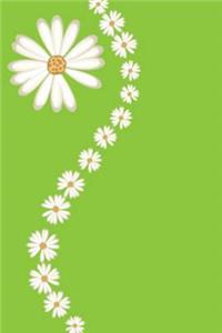 Mind Blowing Green Flower Pattern Journal