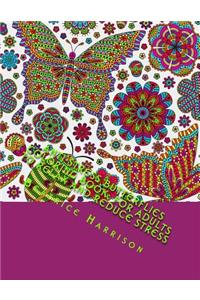 Anti-Stress Butterflies Coloring Book: For Adults to Relax and Reduce Stress