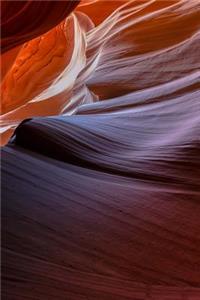 Inside Looking Up at the Beautiful Antelope Canyon Journal