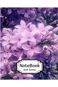 Notebook Purple Flower