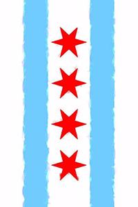 Chicago Flag Watercolor Journal