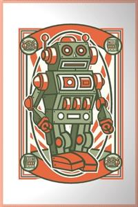 Vintage Robot Funny Journal, Ideal Present