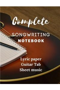 Songwriting Notebook