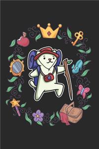 Hiking Fairy Tale Cat Notebook