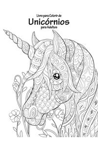 Livro para Colorir de Unicórnios para Adultos