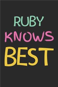 Ruby Knows Best