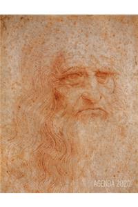 Leonardo da Vinci Agenda Mensile 2020