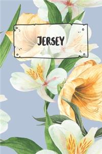 Jersey: Ruled Travel Diary Notebook or Journey Journal - Lined Trip Pocketbook for Men and Women with Lines