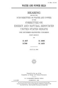 Water and power bills