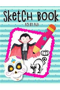 Sketch Book 8.5 X11 Kids