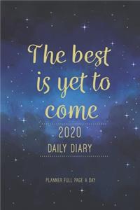 2020 Daily Diary Planner Full Page a Day