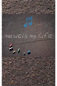 music is my life Creative Blank Journal