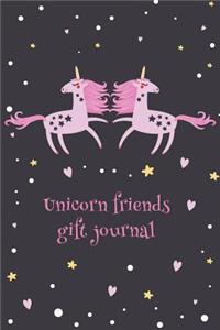 UNICORN FRIENDS Gift Journal