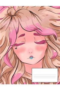 Anime Wide Ruled Composition Book