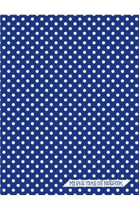My Blue Polka Dot Notebook
