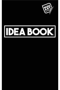 Idea Book / Black Book (Series 1) / Writing Notebook / Blank Diary / Journal / Paperback / Lined Pages Book - 100 Pages / 5 X 8