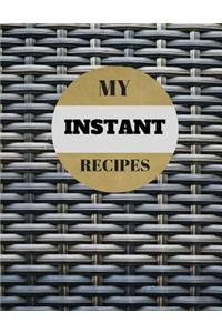 My Instant Recipes