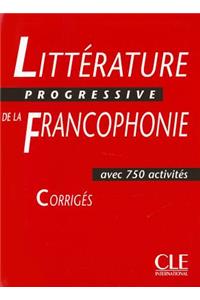 Litterature progressive de la Francophonie