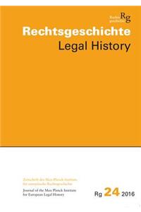 Rechtsgeschichte Legal History (Rg)