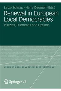 Renewal in European Local Democracies