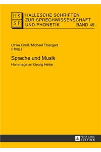 Sprache Und Musik
