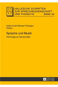 Sprache Und Musik