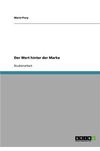 Wert hinter der Marke