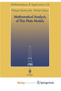 Mathematical Analysis of Thin Plate Models