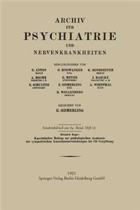 Kasuistischer Beitrag zur pathologischen Anatomie der symmetrischen Linsenkernerweichung bei CO-Vergiftung