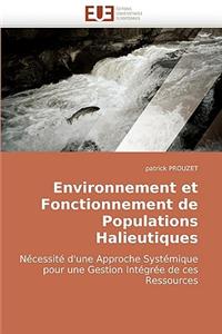 Environnement Et Fonctionnement de Populations Halieutiques