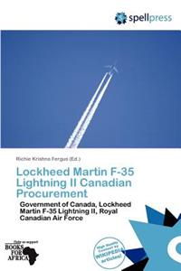 Lockheed Martin F-35 Lightning II Canadian Procurement