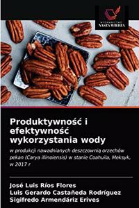 Produktywnośc i efektywnośc wykorzystania wody