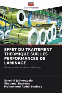 Effet Du Traitement Thermique Sur Les Performances de Laminage
