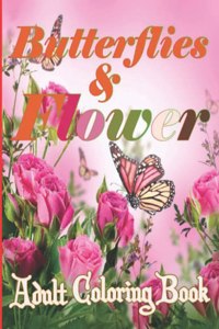 Butterflies and Flowers Coloring Book