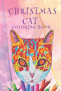 Christmas Cat Coloring Book