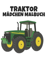 Traktor Mädchen Malbuch