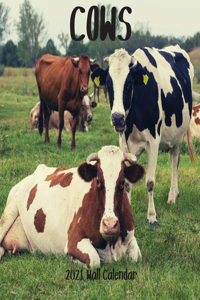 Cow 2021 Wall Calendar