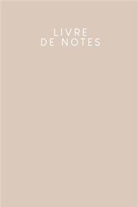 Livre de notes