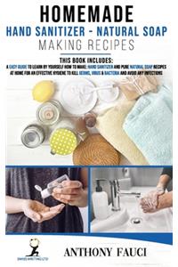 Homemade Hand Sanitizer & Natural Soap Making Recipes