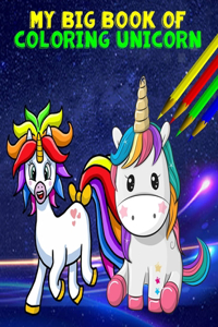 my big book of coloring unicorn