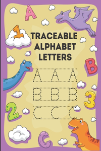 Traceable alphabet letters