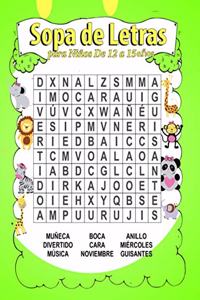 Sopa de Letras para Niños De 12 a 15 años